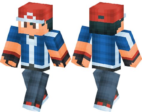 Pokemon trainer minecraft skin - Although most Minecraft fans know exactly what a skin is, those new to the game might not. Put simply, a Minecraft skin is just an image that will determine exactly how your character looks in game. Players use different skins to change their character's appearance and many of the latest and best Minecraft skins keep up with current fashion trends. 